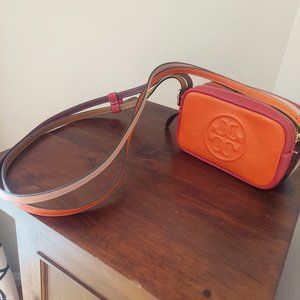 Never Used!  Tory Burch Mini Bombe bag -  Pomander / Red / Apple / 806